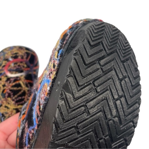 Dansko Clogs Women’s‎ Size 37 EU Multicolour Yarn Design Wool Scribble Shoes - Picture 7 of 9